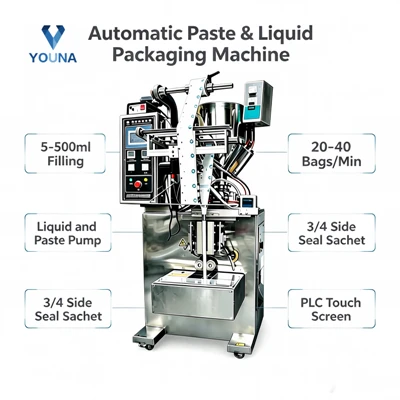Automatisk tomatsås Chili Paste Bagging Machine