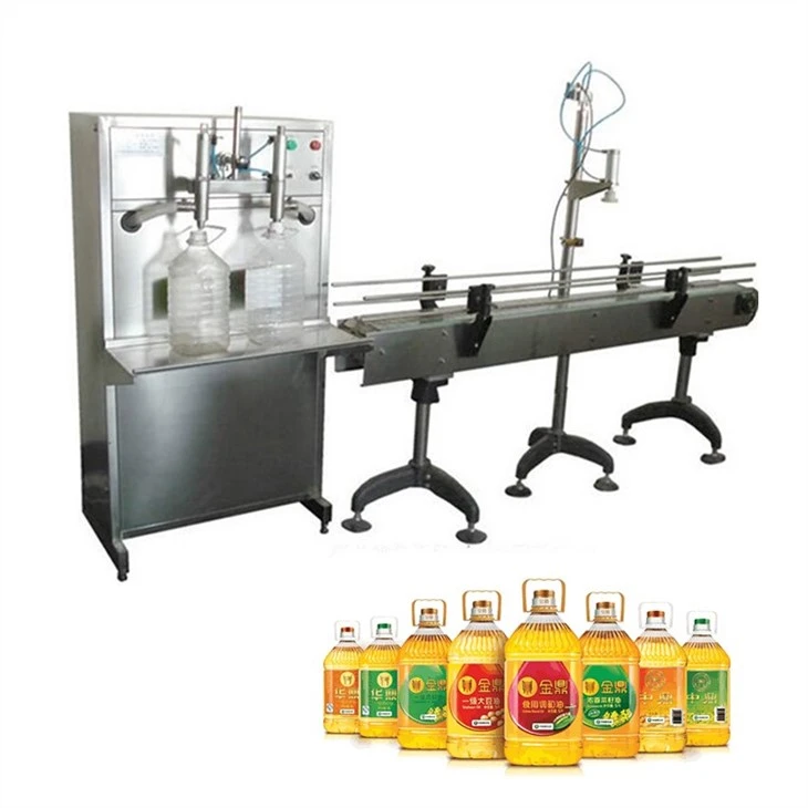1kg big bottle weighing filling machine for liquid oil 3